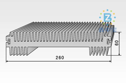 20cm型材散熱器-23
