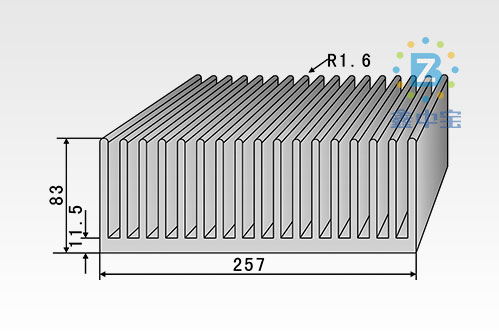 20cm型材散熱器-21