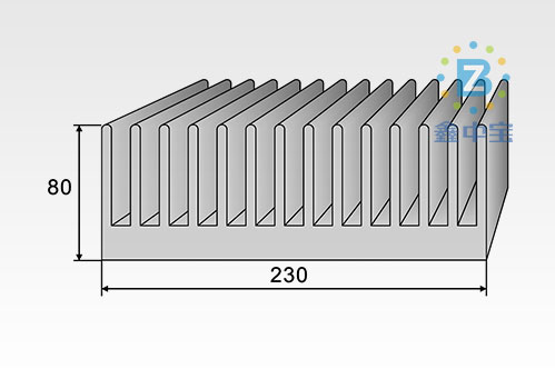 20cm型材散熱器-15