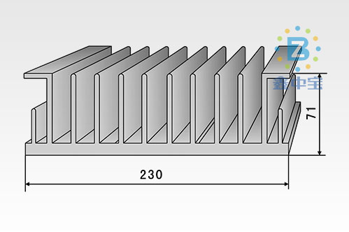 20cm型材散熱器-14