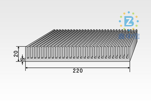 20cm型材散熱器-11