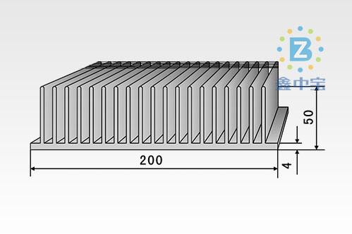 20cm型材散熱器-6