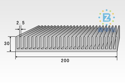 20cm型材散熱器-3