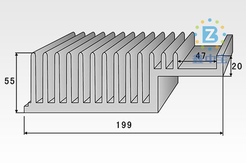 19cm型材散熱器-6