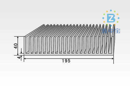 19cm型材散熱器-4