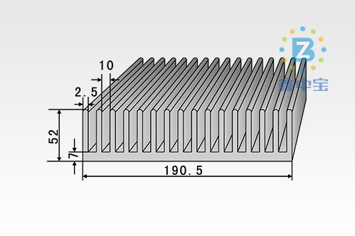 19cm型材散熱器-2