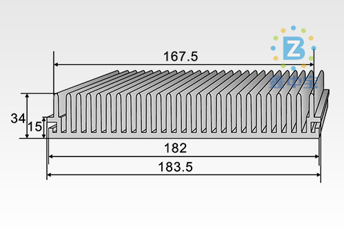 18cm型材散熱器-5
