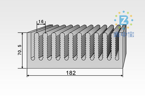 18cm型材散熱器-3