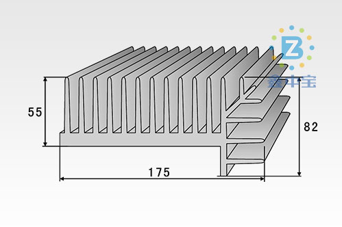 17cm型材散熱器-9