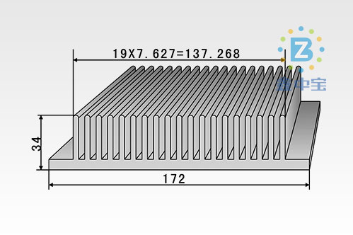 17cm型材散熱器-7