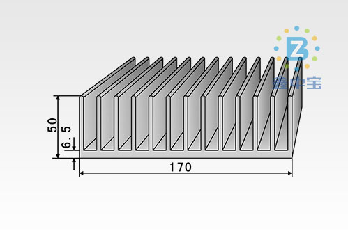 17cm型材散熱器-6