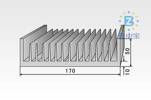 17cm型材散熱器-5