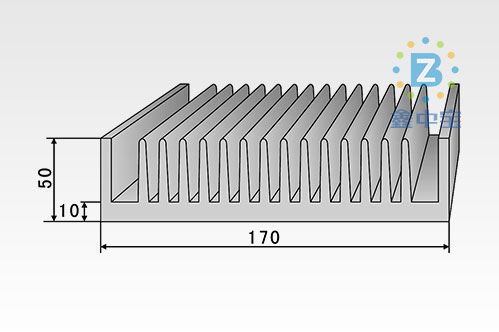 17cm型材散熱器-4