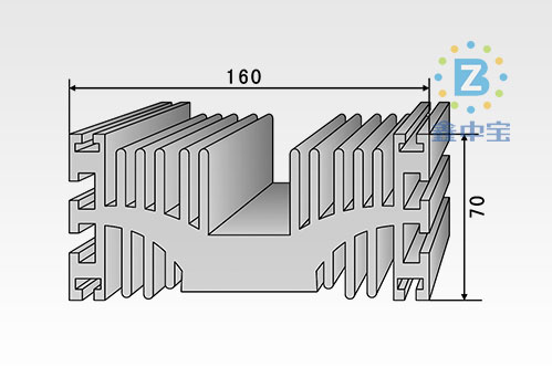16cm型材散熱器-4