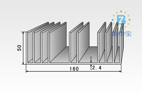 16cm型材散熱器-3