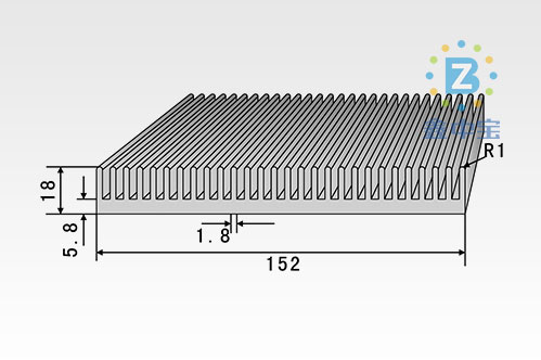 15cm型材散熱器-6