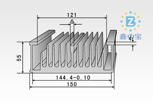 15cm型材散熱器-4