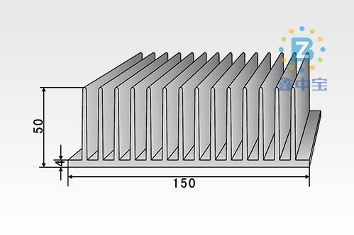 15cm型材散熱器-3