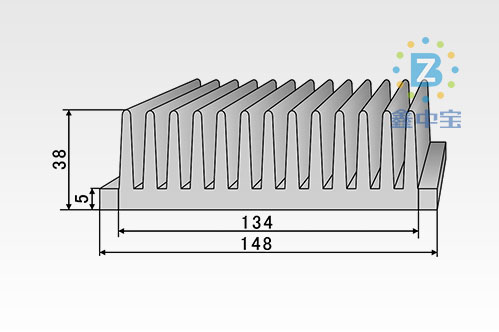 14cm型材散熱器-15