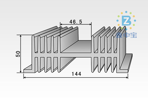 14cm型材散熱器-12