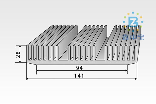 14cm型材散熱器-10
