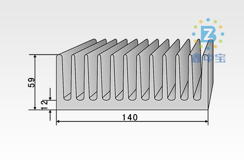14cm型材散熱器-9