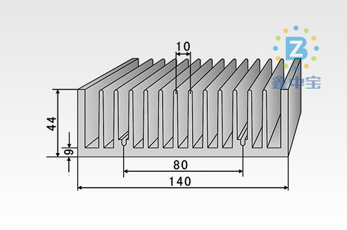 14cm型材散熱器-5