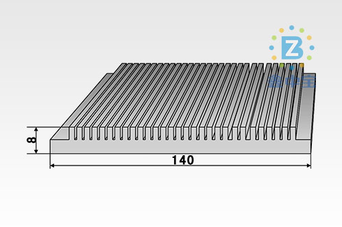 14cm型材散熱器-1