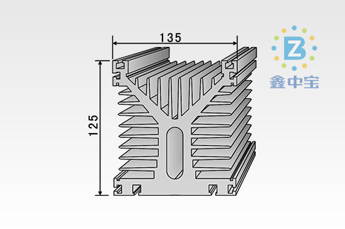 13cm型材散熱器-9