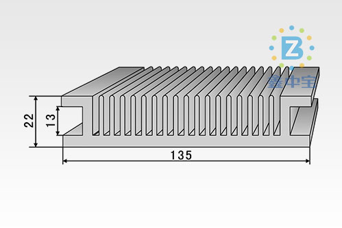 13cm型材散熱器-8