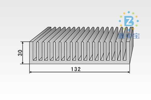 13cm型材散熱器-5