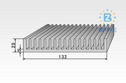 13cm型材散熱器-4