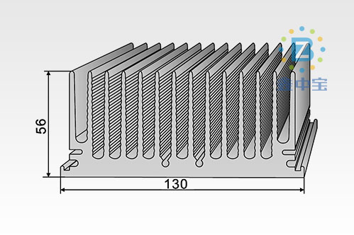 13cm型材散熱器-3