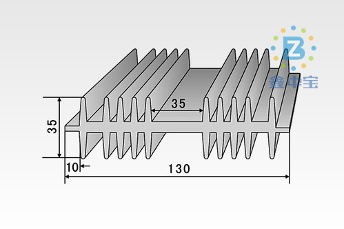13cm型材散熱器-2