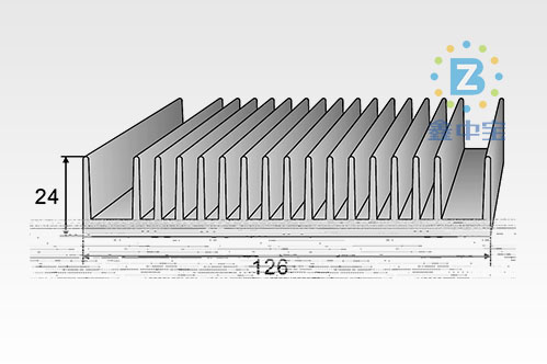 12cm型材散熱器-24