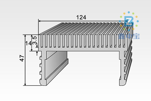12cm型材散熱器-17