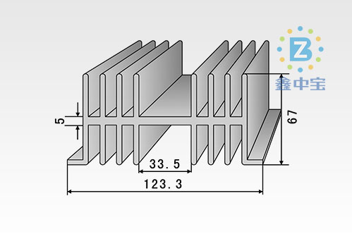 12cm型材散熱器-16
