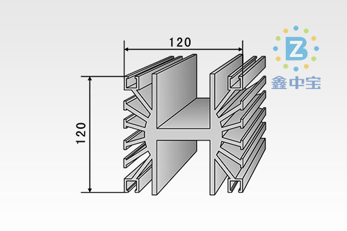 12cm型材散熱器-13