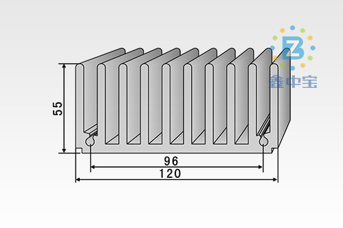 12cm型材散熱器-11