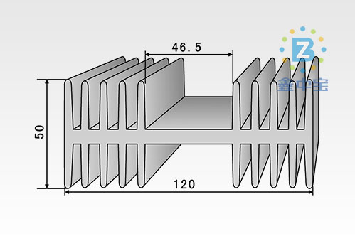 12cm型材散熱器-9