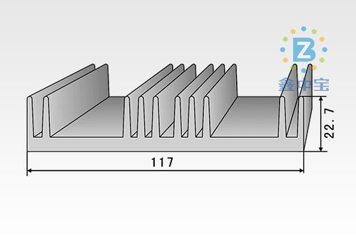 11cm型材散熱器-9