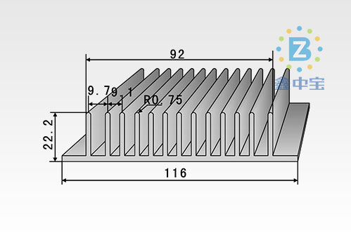 11cm型材散熱器-6