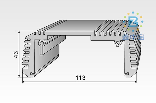 11cm型材散熱器-4
