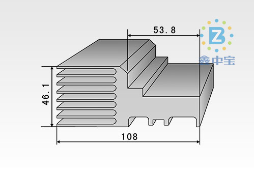 10cm型材散熱器-23