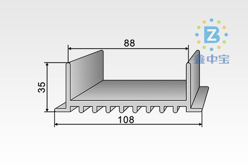10cm型材散熱器-22