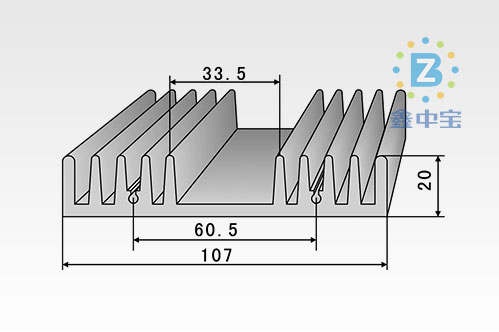 10cm型材散熱器-20