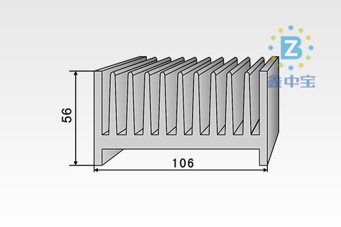 10cm型材散熱器-19