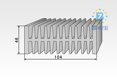 10cm型材散熱器-17