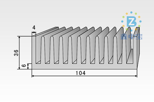 10cm型材散熱器-16