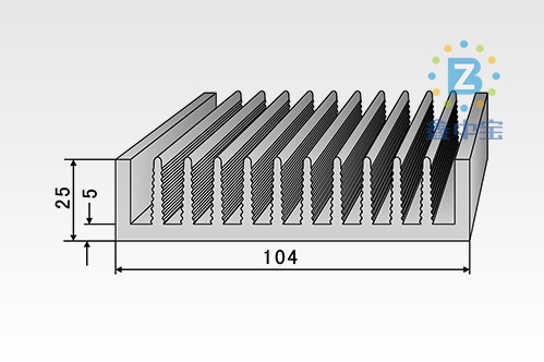10cm型材散熱器-15